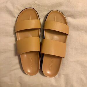 Madewell THE CHARLEY DOUBLE-STRAP
SLIDE SANDAL size 9